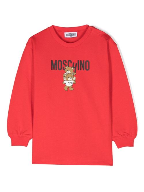 Felpa neonata con orsetti MOSCHINO BABY | MDV0BNLCA1450109